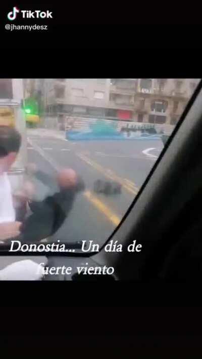 A bit windy out there