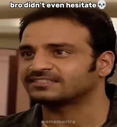 Bro didn't even hesitate 