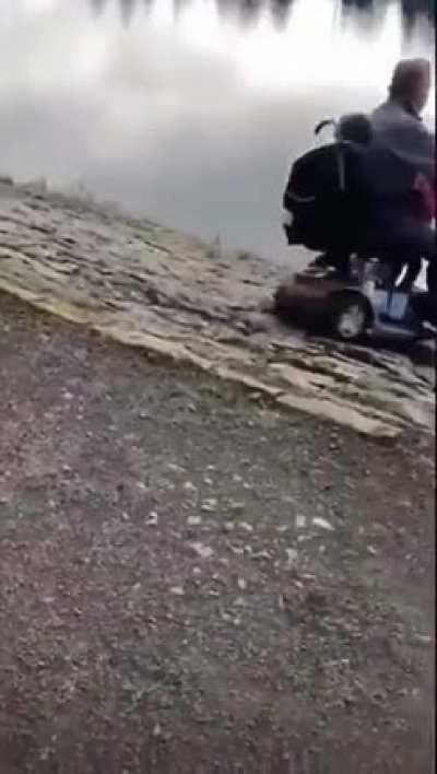 WCGW letting your granddaughter steer your electric wheelchair