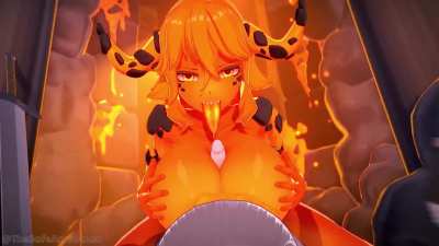 Magma slime titjob 🔥 (Anna Anon)