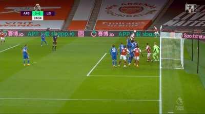 Lacazette disallowed goal vs Leicester