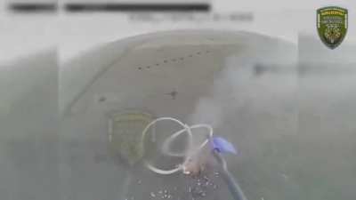 A Ukrainian FPV pilot attacks a vehicle transporting Russian soldiers to the frontline.