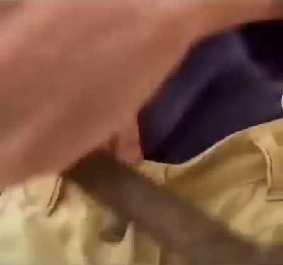 Pants button replacement