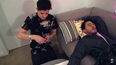 In a video posted ten months ago! He finally did it!