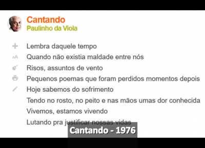 Quando você percebe que Michael Jackson estava o tempo todo fazendo uma releitura de Paulinho da Viola.