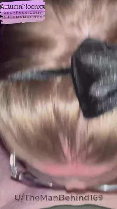 When I say down she listens😇🔥😈