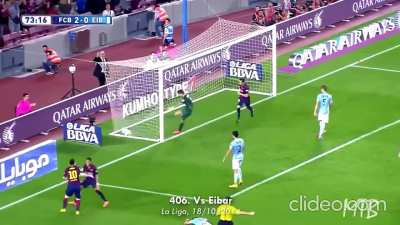 Goles que hizo Messi los 18 de Octubre (2014 & 2017)