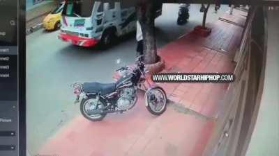 When Stealing a Motorcycle Goes South