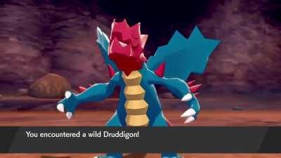 My Alcremie almost sounds like she's mocking Druddigon's cry