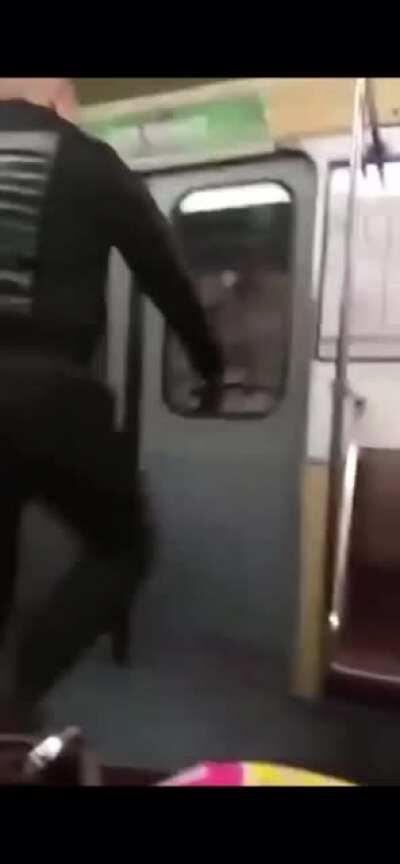 Poor door window. :(