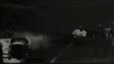 The race crash at Hawthorne in 1924 resulted in the tragic deaths of Norbert Wylie and spectator Fred Shaw