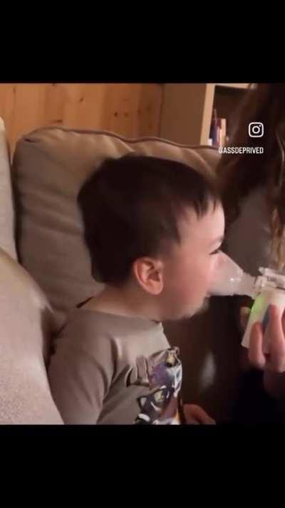 My landqueen putting a toid to sleep after he messed up one of my expensive Italian rugs shipped directly from Italy