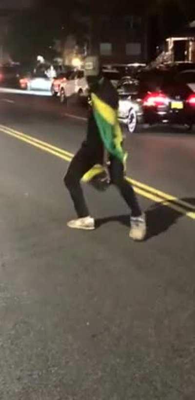 Yet another case of dancing in the street...GONE WRONG!