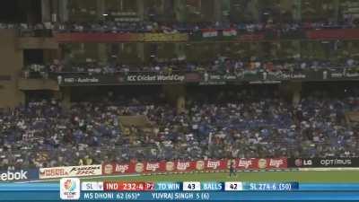 Thala birthday special ~ MS Dhoni's 91 vs Sri Lanka in the 2011 ICC Cricket World cup final at the Wankhede stadium,Mumbai 