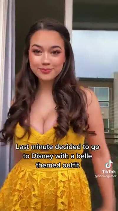 Proof she actually wore it to Disneyland in the comments