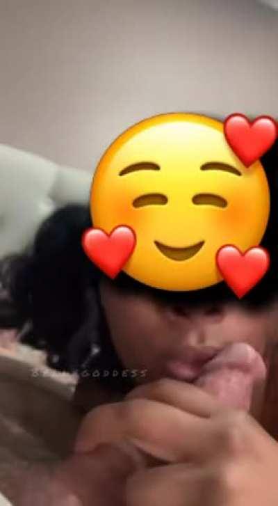 He loves the way I lick on it