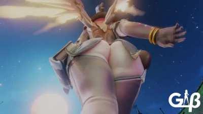 Mercy booty jiggle (GeneralButch) [Overwatch]