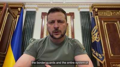 President Zelensky's Latest Address. 18/09/22. Duration 2m35. English Subtitles.