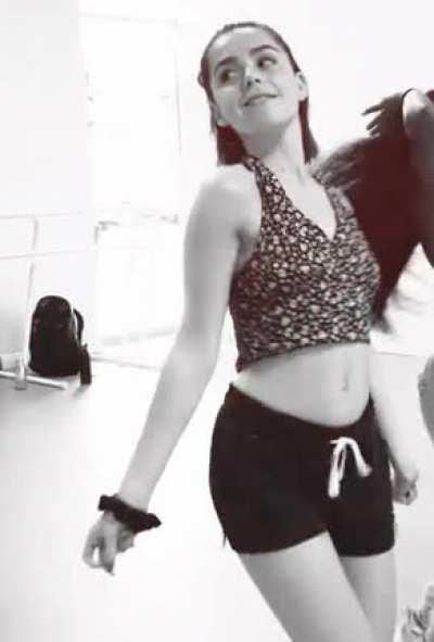 Practicing choreography for Straight To Hell