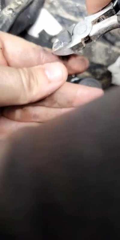 Got a splinter at work...