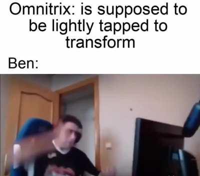 my god ben you're gonna break the goddamn thing (sound alert)