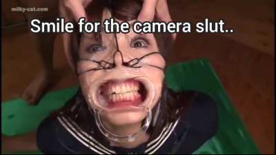 No? We'll force your mouth open