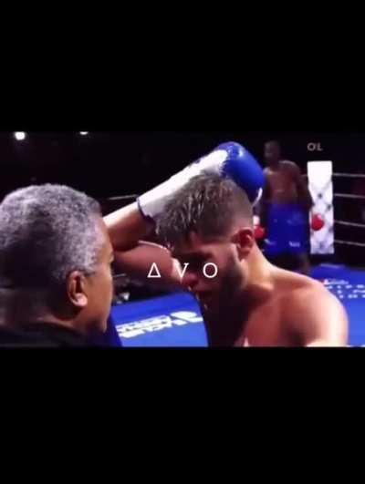 Maybe that is why Logan's two points were deducted (Note: boxer in this video is Prichard Colon)