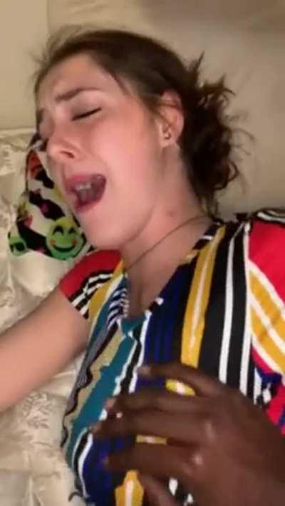 Sexy College Girl Taking BBC