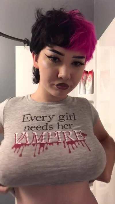 Hi baby -your goth gf <3