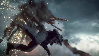 battlefield jet scene recreated on War Thunder