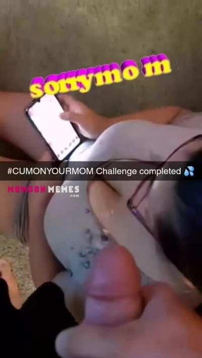 Giving all from my balls that mom deserves