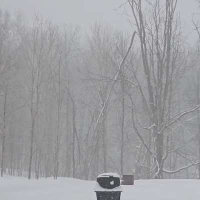 Start of the UP blizzard.