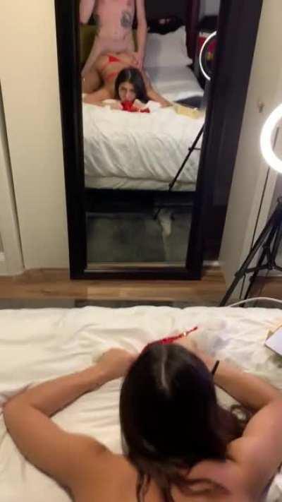 Doggy is hotter with a mirror 🥵 (OC)