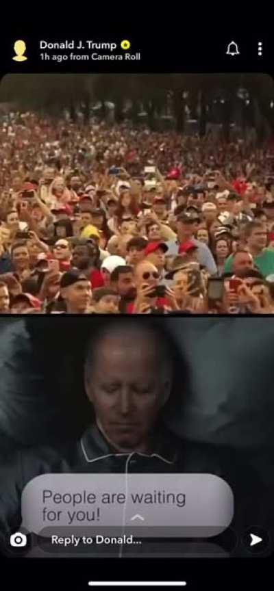 From Trump’s official Snapchat, please tell me you guys find this as painful as I did