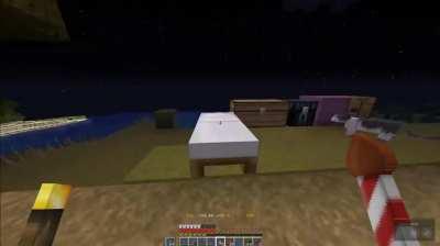 The only way to sleep in minecraft!