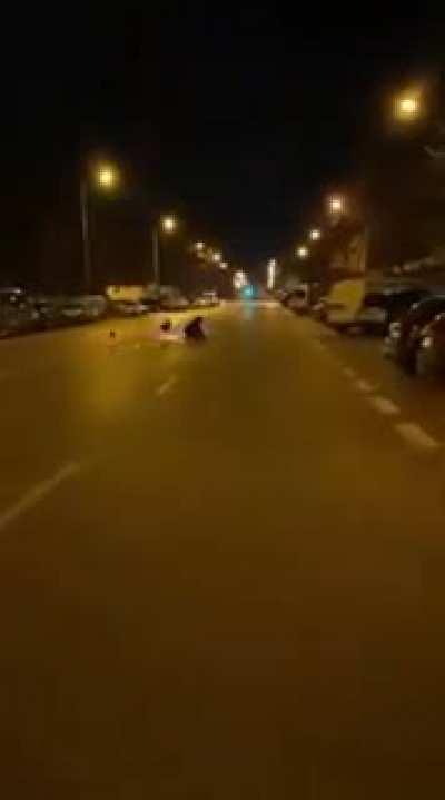 Riding a unicycle max speed