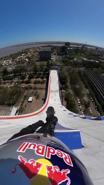 World Record Attempt Highest Skateboard Drop In. This Looks TERRIFYING !!