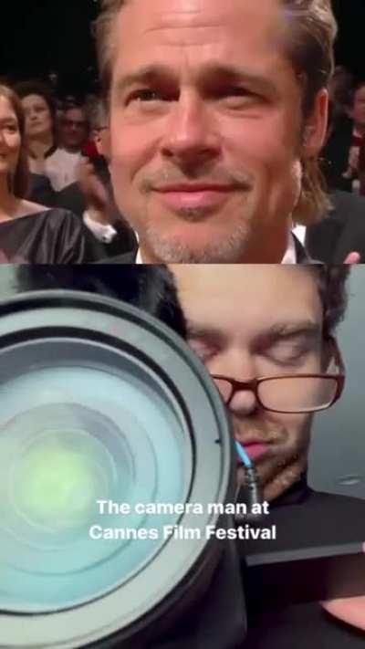 The camera man at Cannes Film Festival