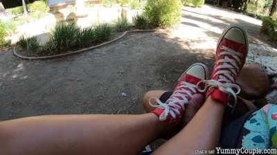 I made him cum twice in the public park - (OC)