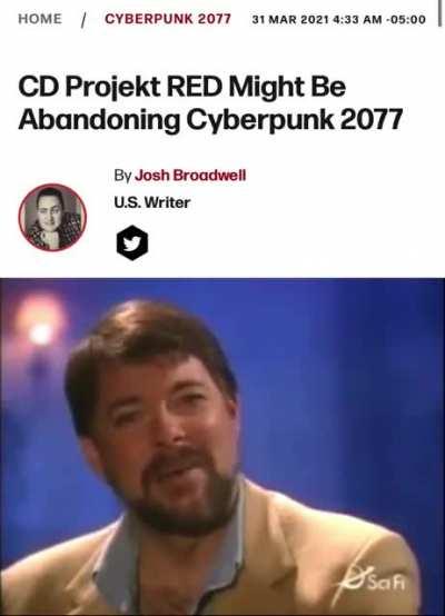 Jonathan Frakes telling you your wrong