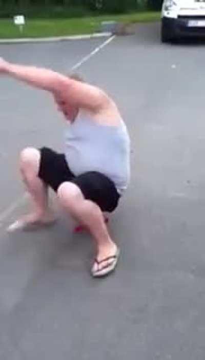 when you try to sit on a chair for kids