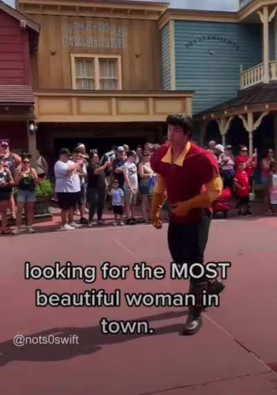 to pick up Gaston