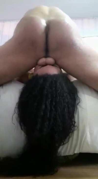 Balls Slapping Her in the Face