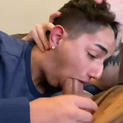 Hit the back of his throat 🥲