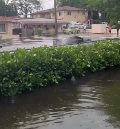 Miami + Flooding = IdiotsInCars
