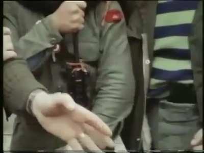 Christian militiamen interviewed during the Lebanese Civil War