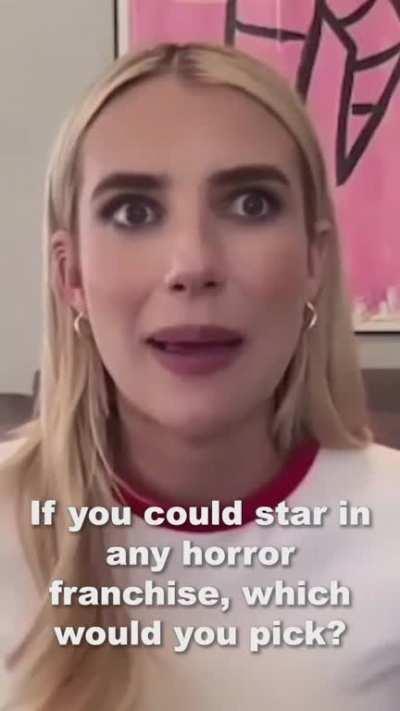 The horror franchise she wants to star in