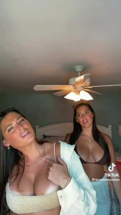 Busty Twins in Bikinis