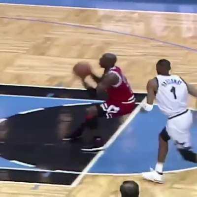 Michael Jordan’s iconic ball fakes