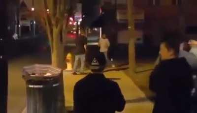 MMA fighter brutally knocks out man